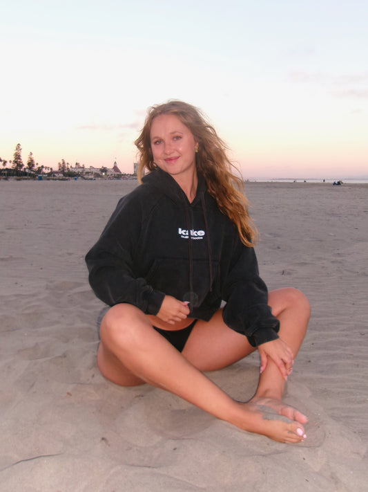 Cherries Cropped Mini Hoodie