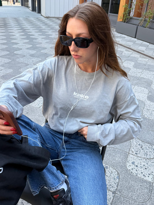 Cherries Oversized Long Sleeve T-shirt