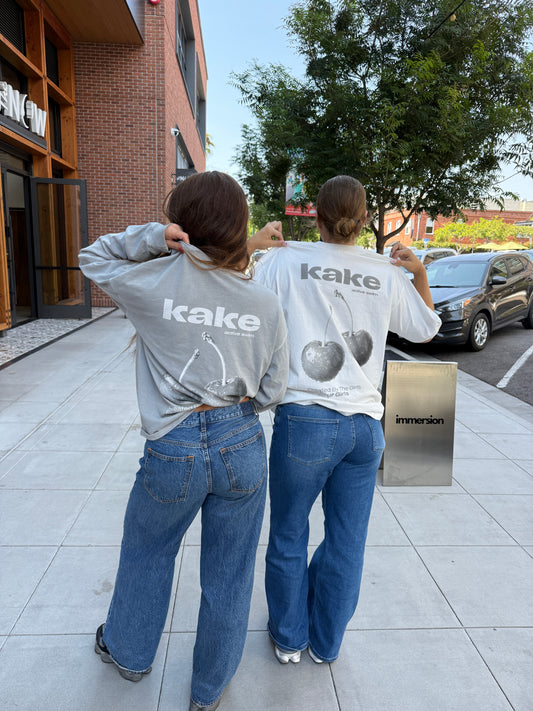 Cherries Oversized Long Sleeve T-shirt