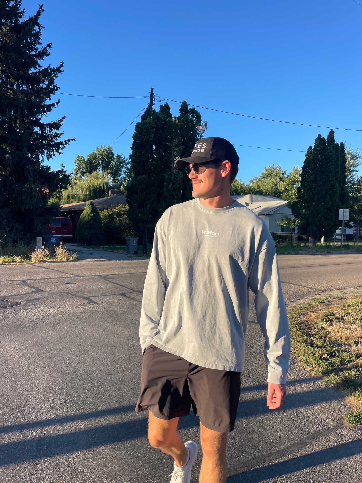 Cherries Oversized Long Sleeve T-shirt
